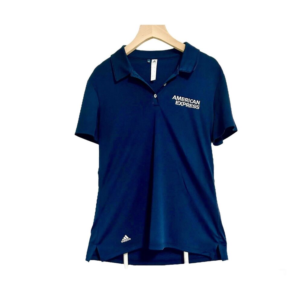 Navy Adidas American Express Polo Shirt